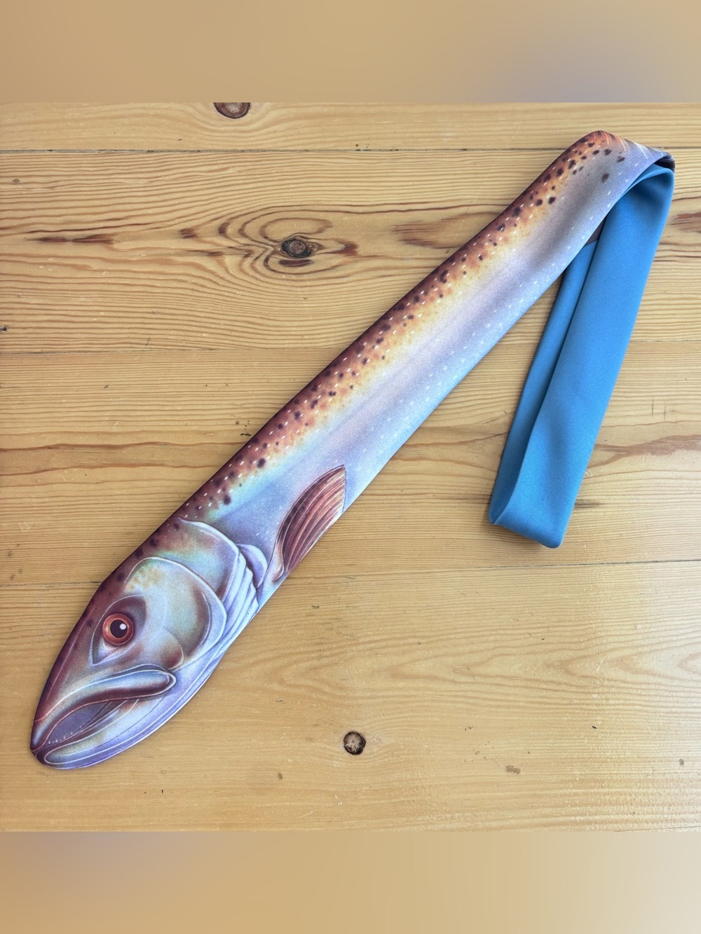 Ralph Marlin FISH TIE 1986 Vintage King Salmon Perfect Condition